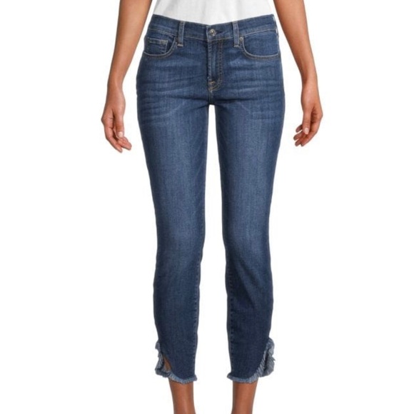 7 For All Mankind Denim - 7 For All Mankind Ankle Skinny Jeans 25